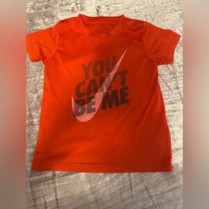boys red Nike “You Can’t Be Me” shirt - size 7